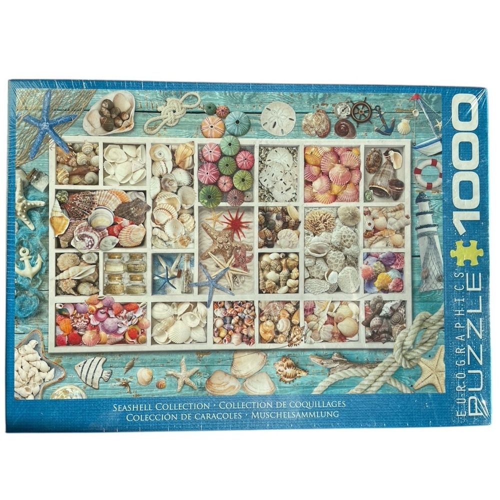 Seashell Collection 1000 Pieces‎ Puzzle Eurographics New Sealed Jigsaw